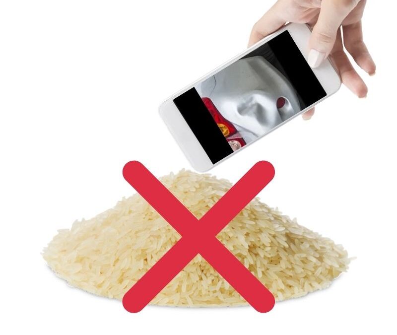 Is Using Rice to Dry a Wet Phone is Not Effective as you Thought?